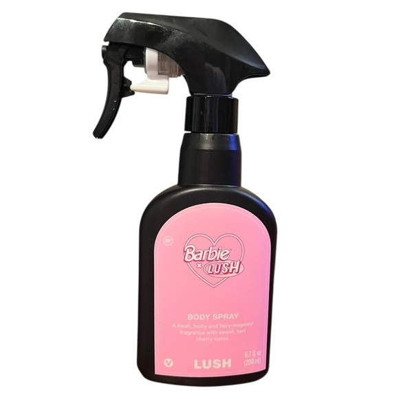 Barbie x Lush Body Spray Limited Edition Cherry Almond 200ml New - Picture 5 of 5